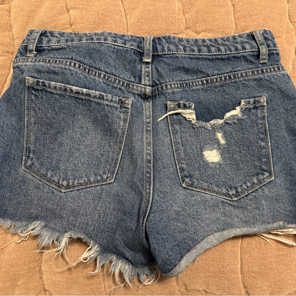 Vici Blue Denim Shorts